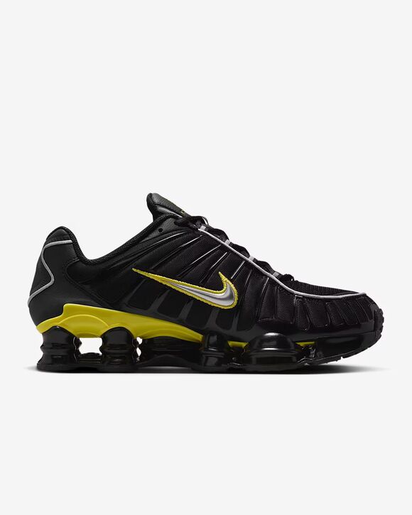 Nike Shox TL. Black Dynamic Yellow Metallic Silver. SIZE 10 CN0151-002 main image 4